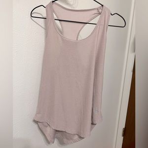 Light Pink Racerback Athletic Tank